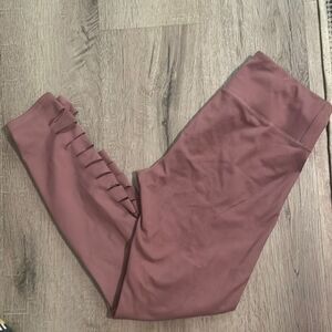 Abercrombie & Fitch Small Deep Rose with Cut Out Leggings